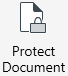 PDF Extra: protect document icon